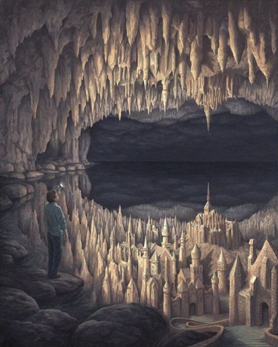 Surrealistic paintings by Rob Gonsalves