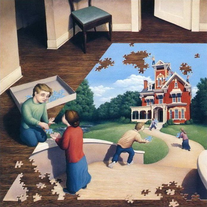 Surrealistic paintings by Rob Gonsalves