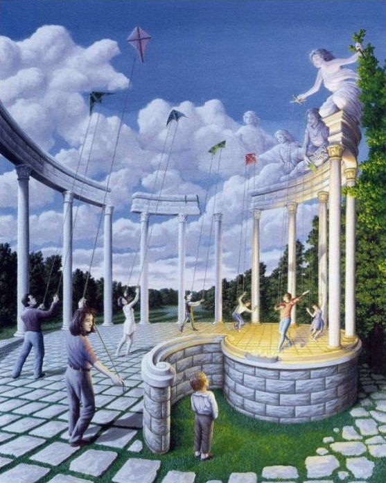 Surrealistic paintings by Rob Gonsalves