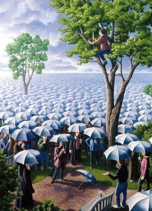 Surrealistic paintings by Rob Gonsalves