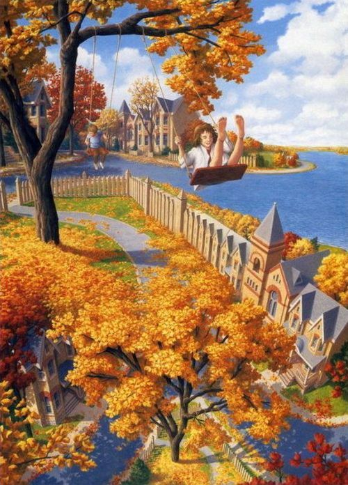 Surrealistic paintings by Rob Gonsalves