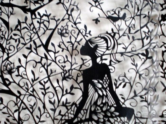 Paper cut art by Hina Aoyama