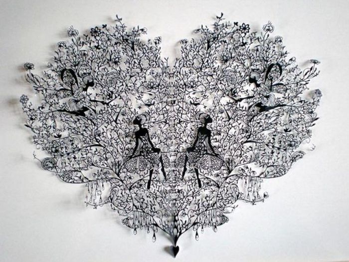 Paper cut art by Hina Aoyama