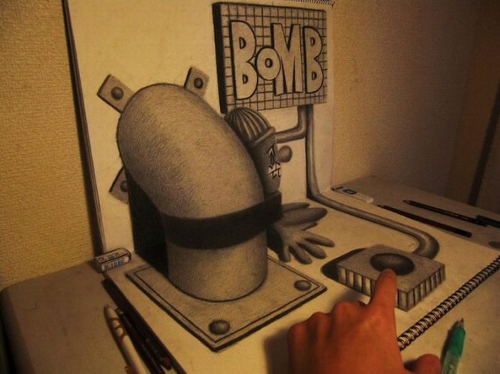 3D drawings by Nagai Hideyuki