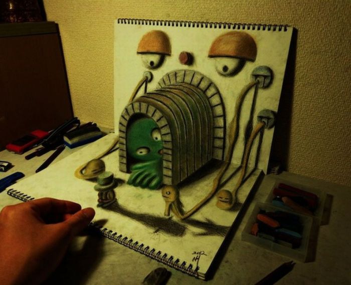 3D drawings by Nagai Hideyuki