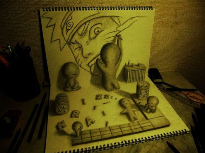 3D drawings by Nagai Hideyuki