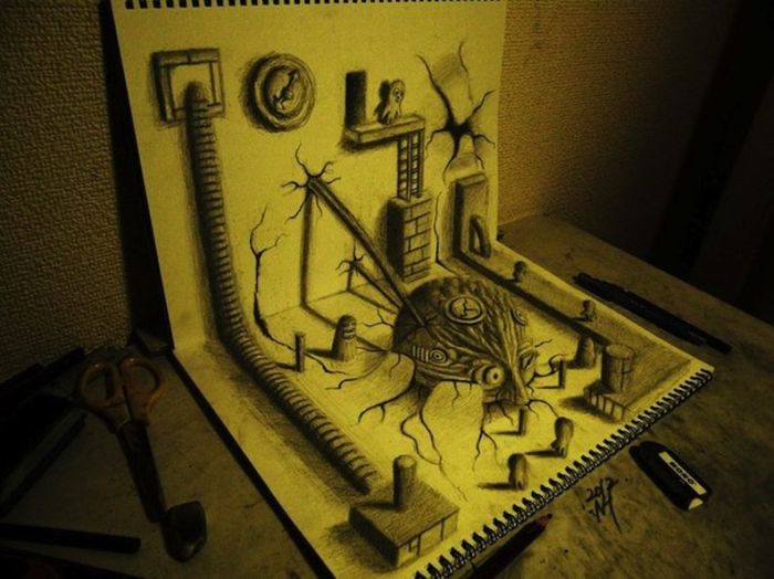 3D drawings by Nagai Hideyuki