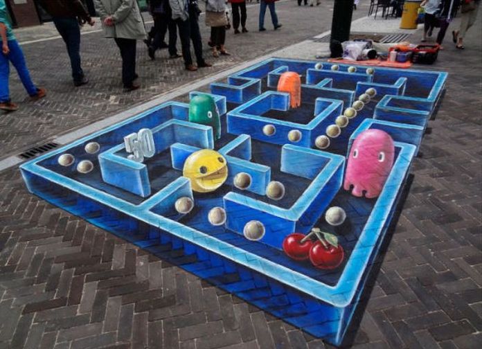 3D street art