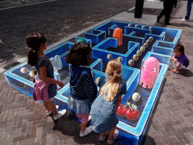 3D street art