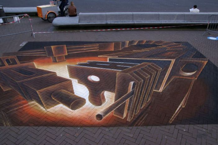 3D street art