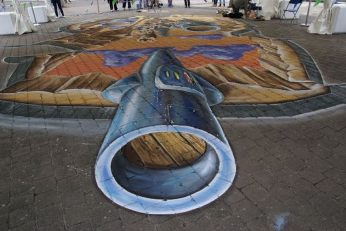 3D street art