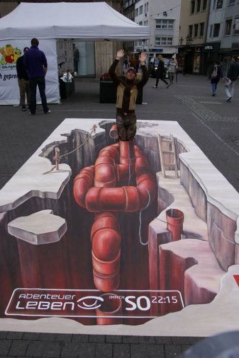 3D street art