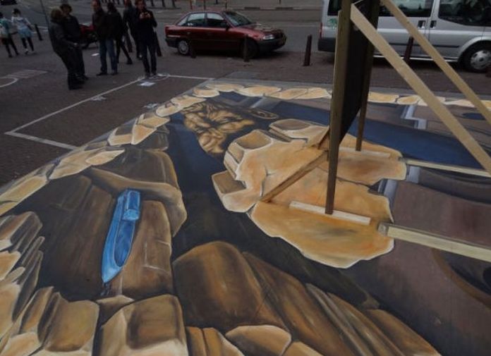 3D street art