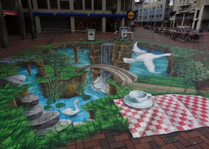 3D street art