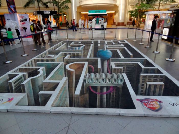 3D street art