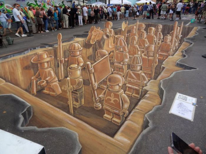 3D street art