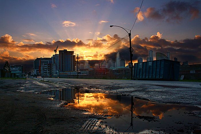 HDR city skylines