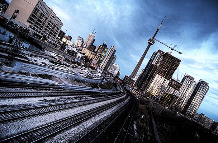 HDR city skylines