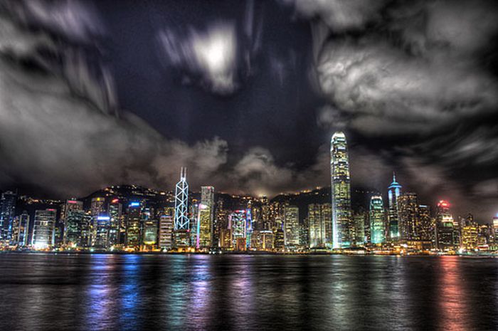 HDR city skylines