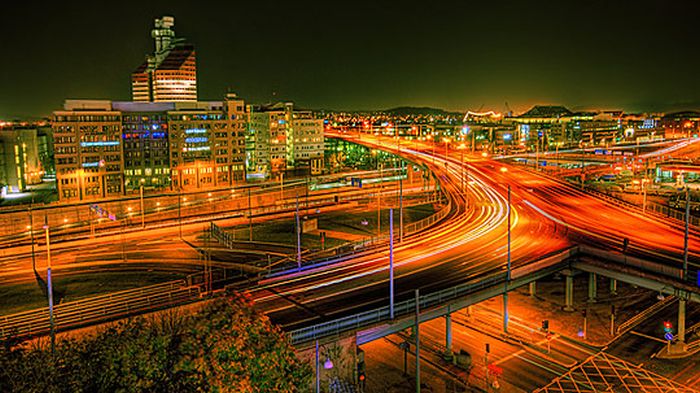 HDR city skylines