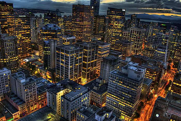 HDR city skylines
