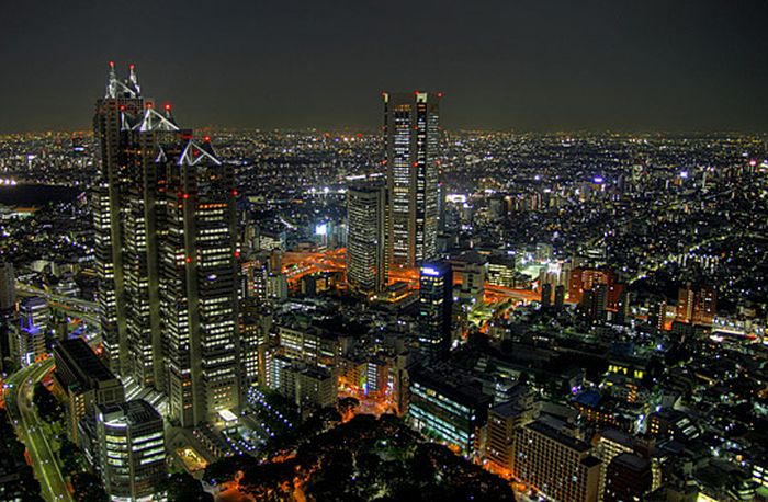 HDR city skylines