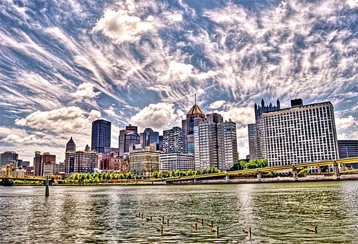 HDR city skylines