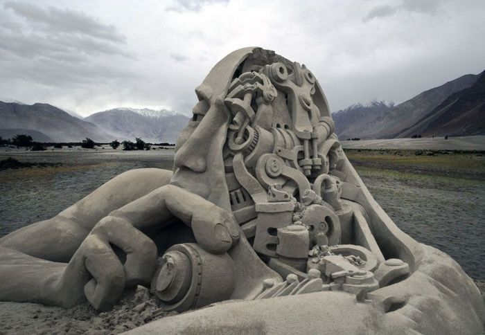 sand sculpture