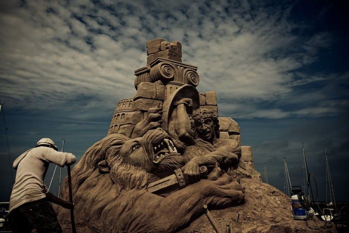 sand sculpture