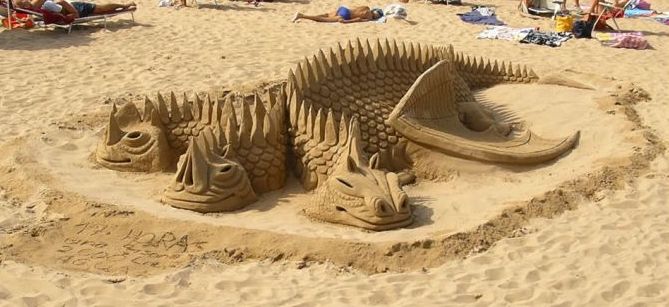 sand sculpture