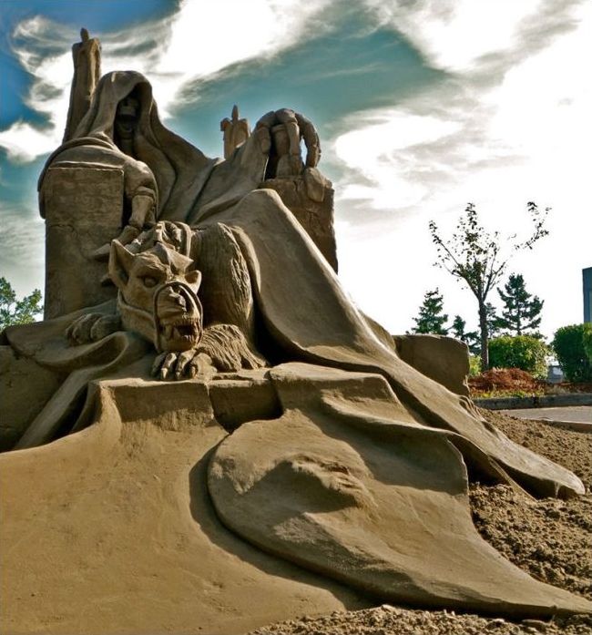 sand sculpture