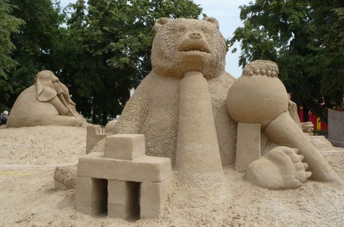 sand sculpture