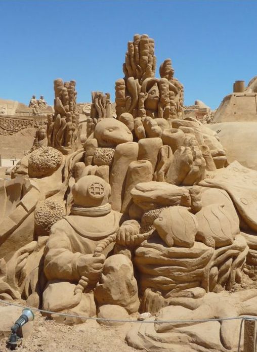 sand sculpture