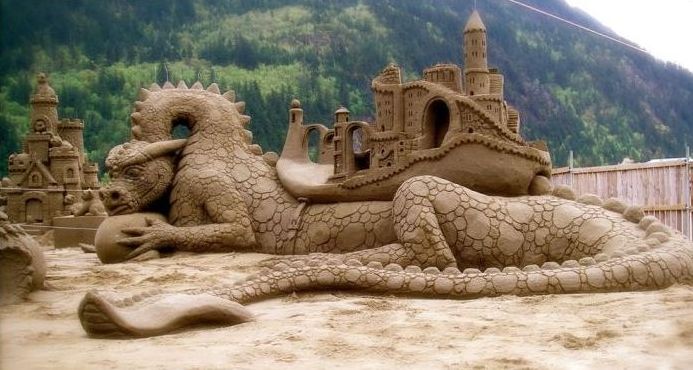 sand sculpture