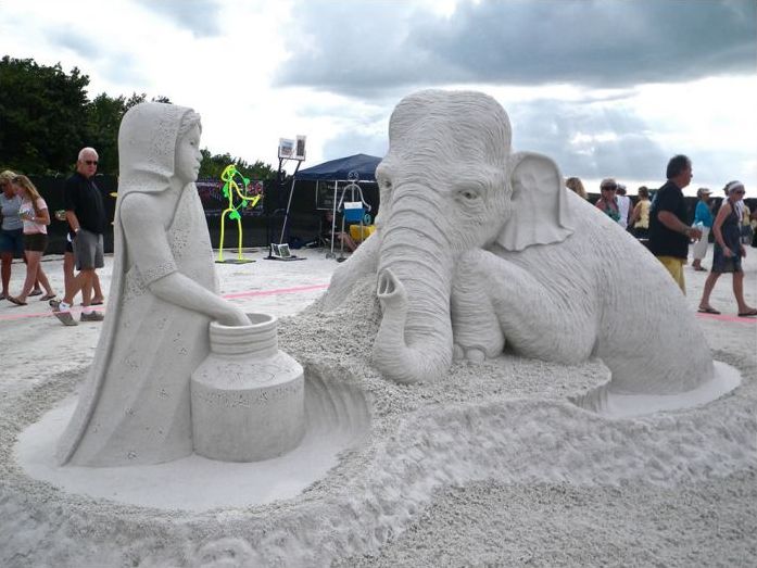sand sculpture