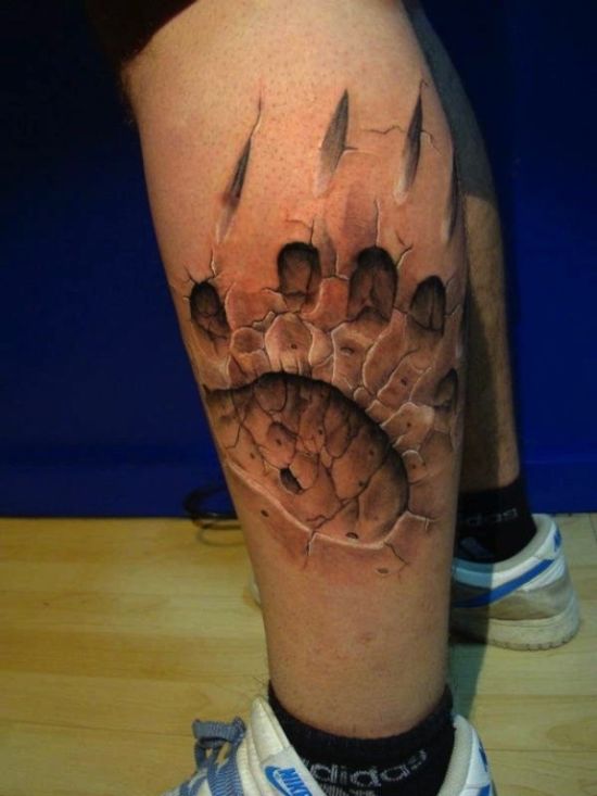 3D creative tattoo