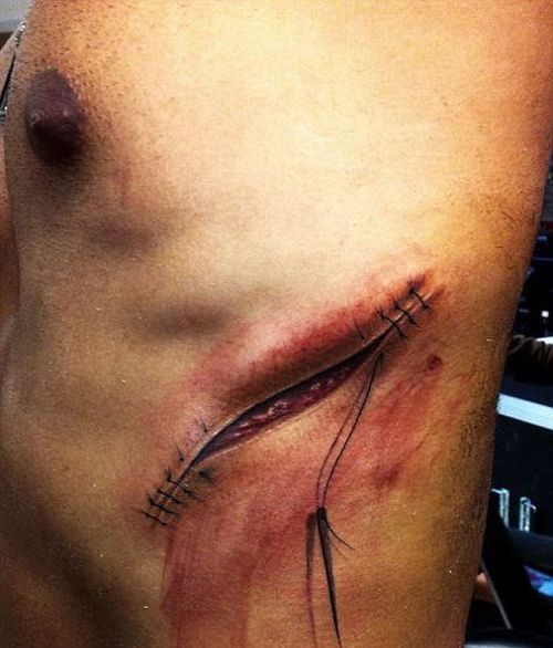 3D creative tattoo