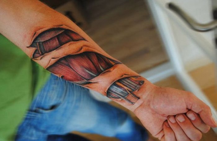 3D creative tattoo