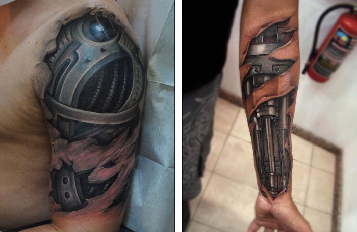 3D creative tattoo