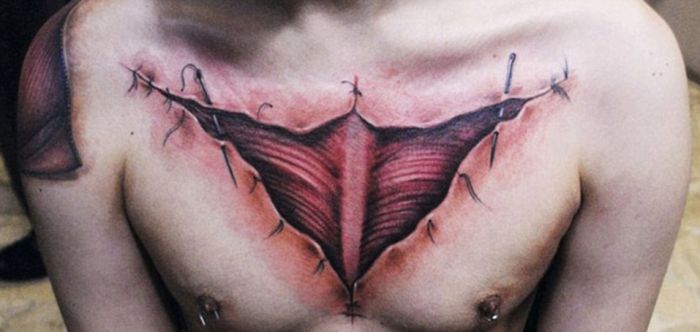 3D creative tattoo