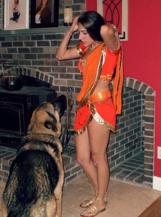 young teen college girls at halloween parties