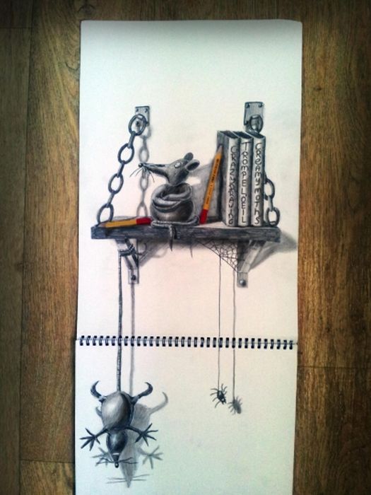 3D drawings by Ramon Bruin