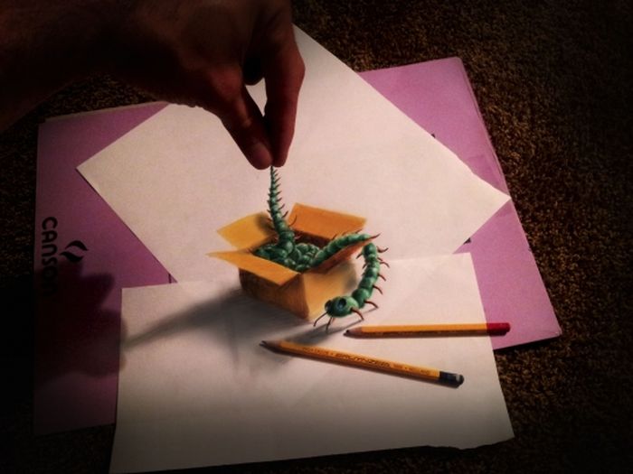 3D drawings by Ramon Bruin