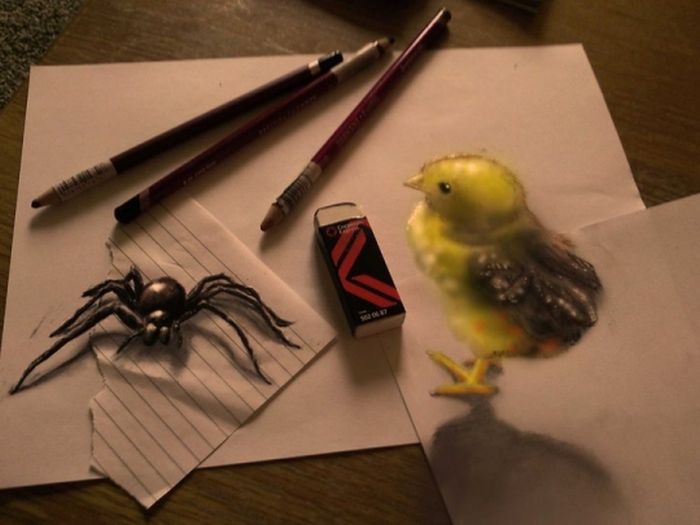 3D drawings by Ramon Bruin