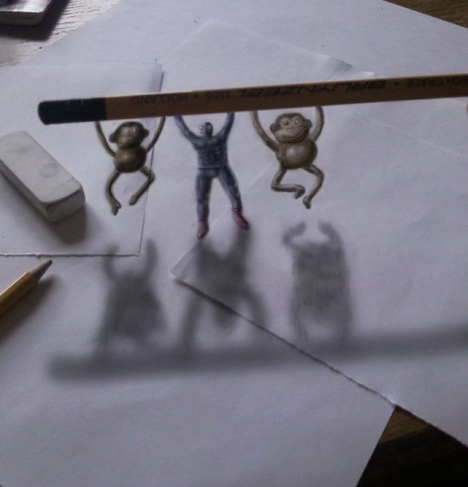 3D drawings by Ramon Bruin