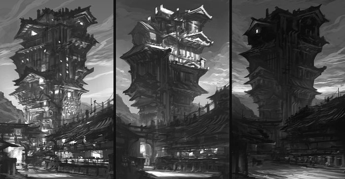 Digital art illustration by Feng Zhu