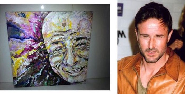 celebrities and their painting art