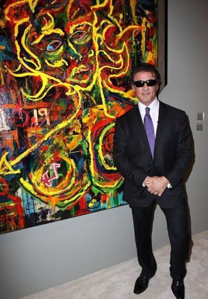 celebrities and their painting art