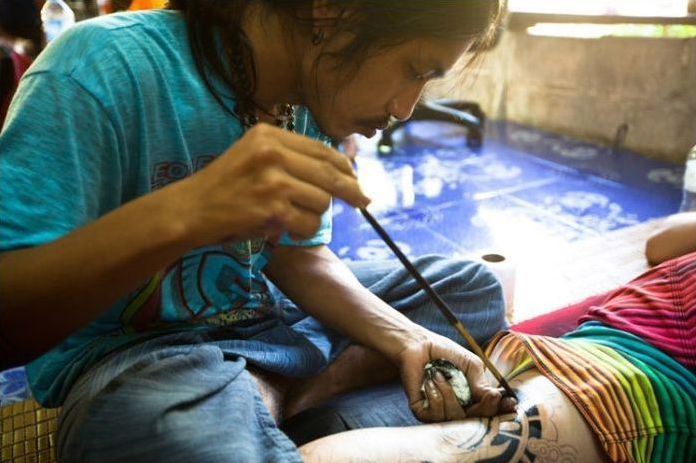 sak yant, yantra tattooing