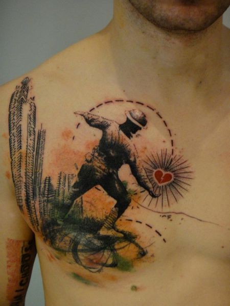Creative tattoo art by Xoil